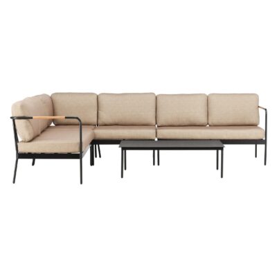 Nest of Nora hoek loungeset zwart staal afbeelding 1