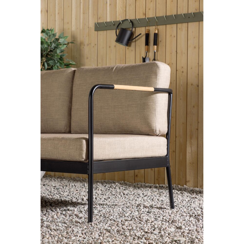 Nest of Nora hoek loungeset zwart staal afbeelding 9