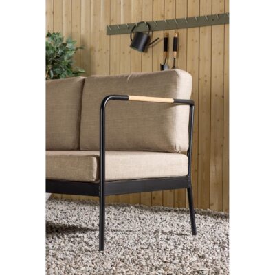 Nest of Nora hoek loungeset zwart staal afbeelding 9