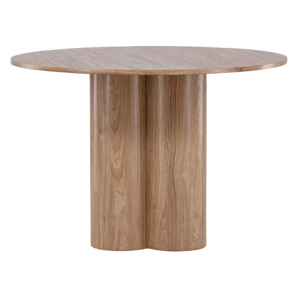 ronde eettafel 110 cm bruin afbeelding 1