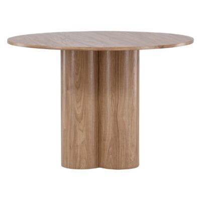 ronde eettafel 110 cm bruin afbeelding 1
