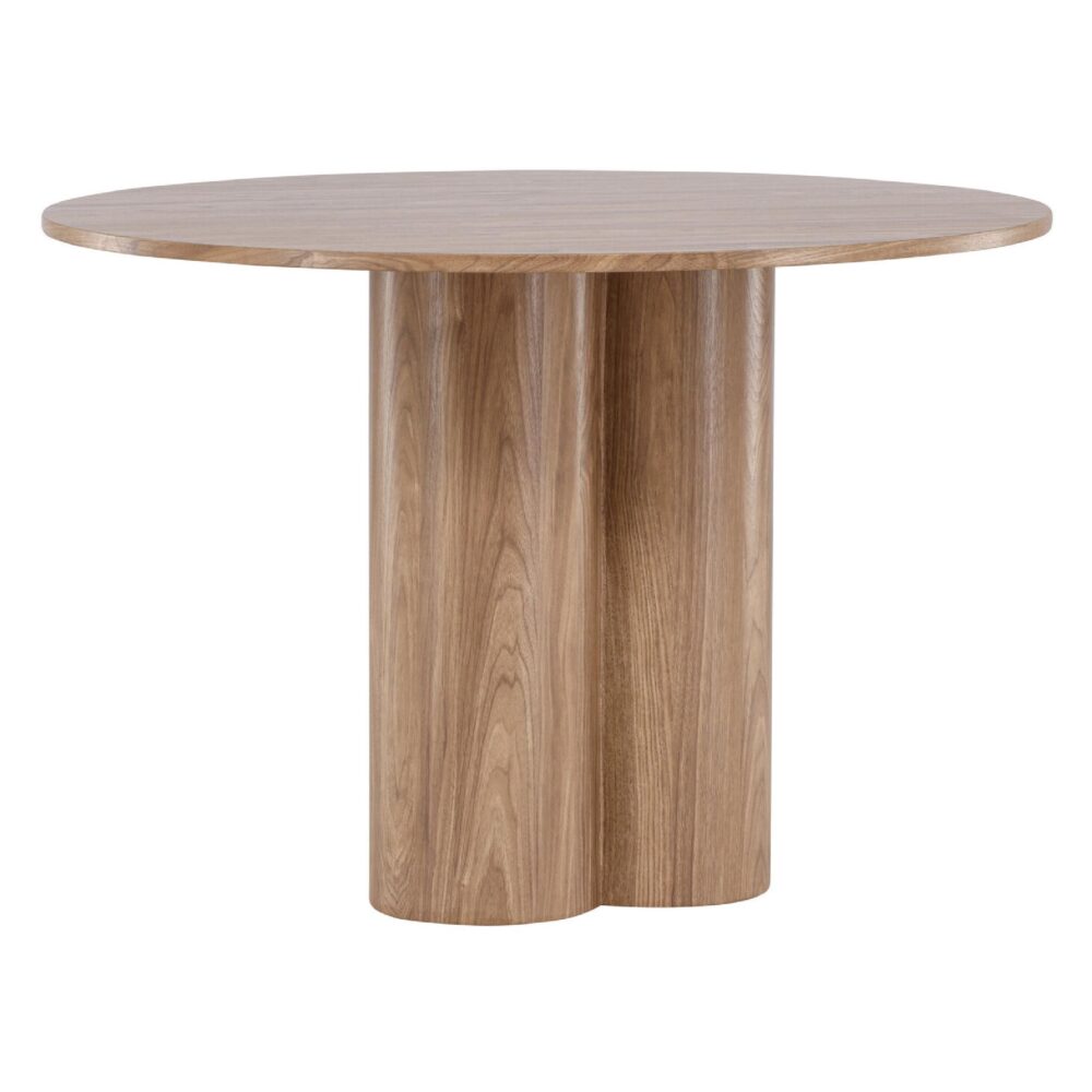 ronde eettafel 110 cm bruin afbeelding 4