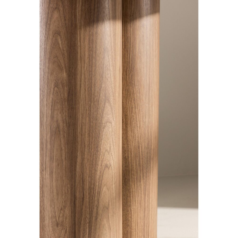 ronde eettafel 110 cm bruin afbeelding 9