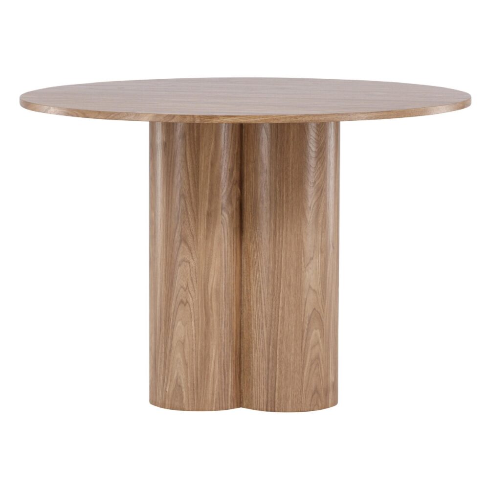 ronde eettafel 110 cm bruin afbeelding 5