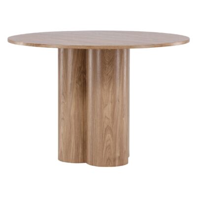 ronde eettafel 110 cm bruin afbeelding 6