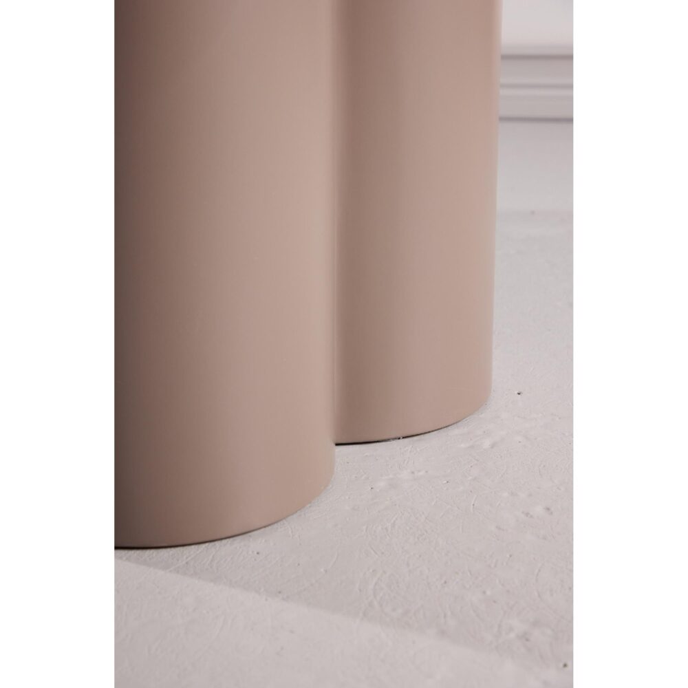 ronde eettafel 110 cm donkerbruin afbeelding 4