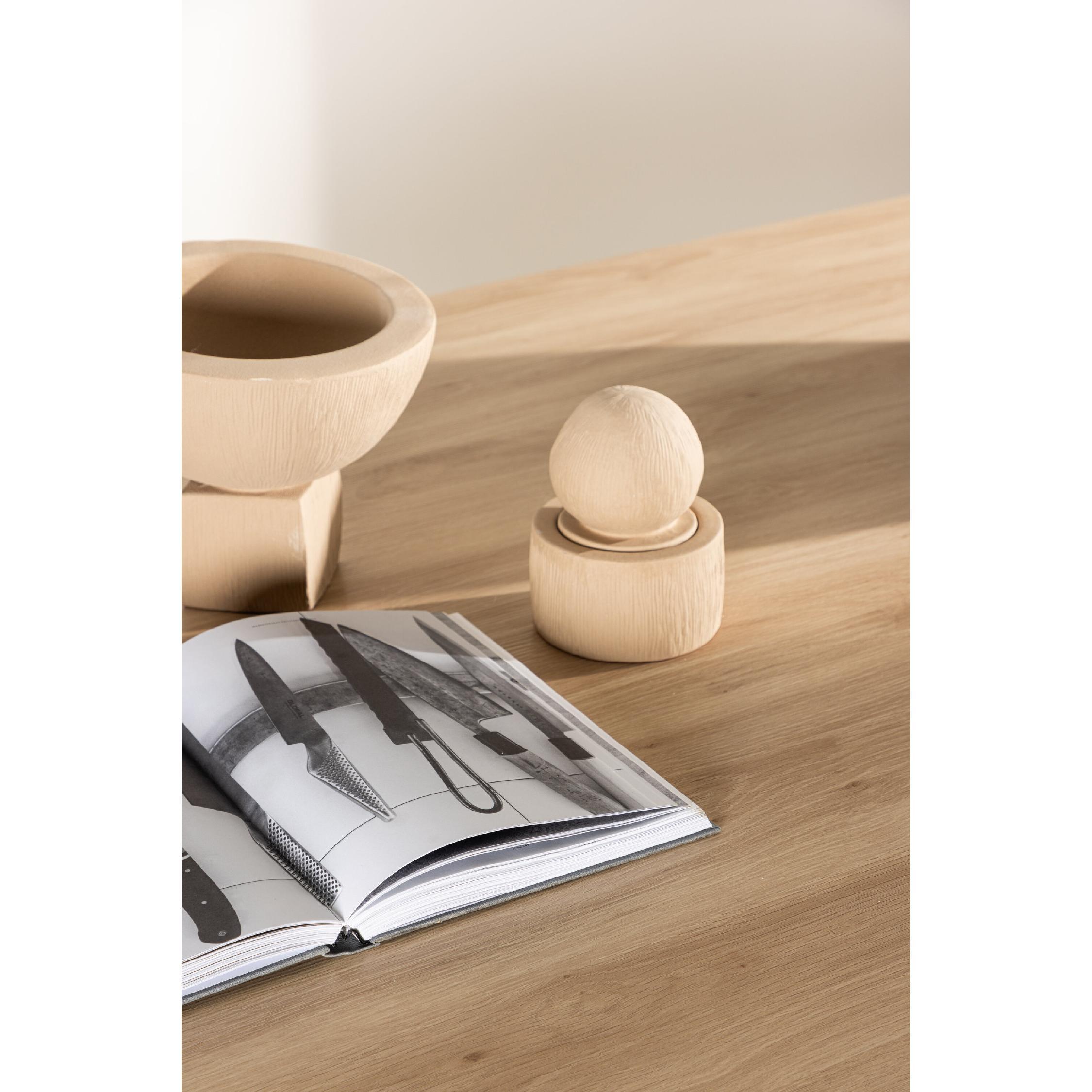 ovale eettafel Kuna naturel hout afbeelding 7