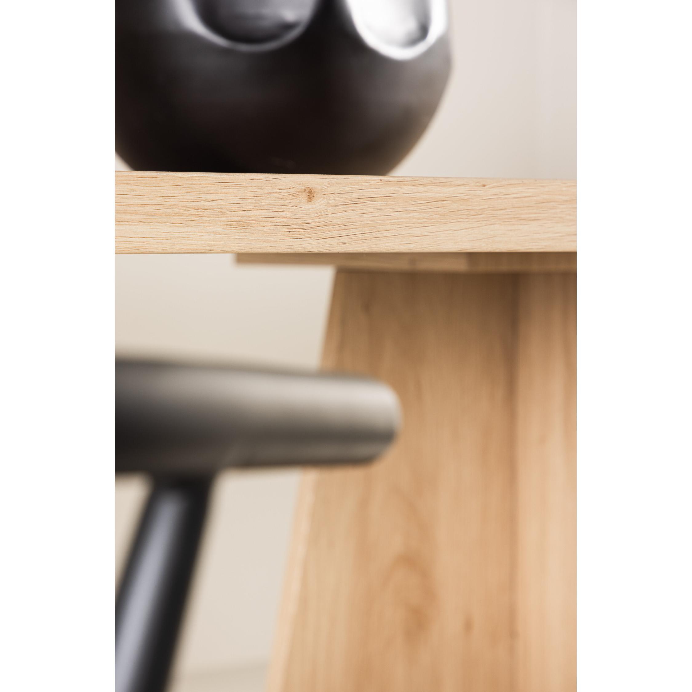 ovale eettafel Kuna naturel hout afbeelding 8