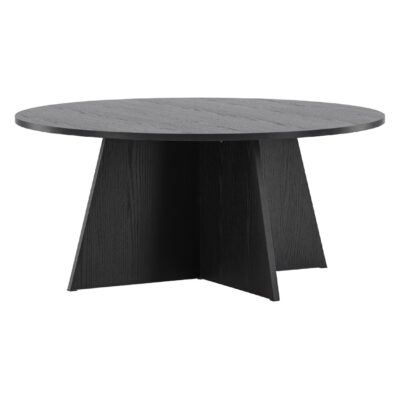 ronde zwarte salontafel Kuna 100 cm afbeelding 3