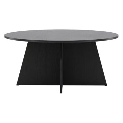 ronde zwarte salontafel Kuna 100 cm afbeelding 4