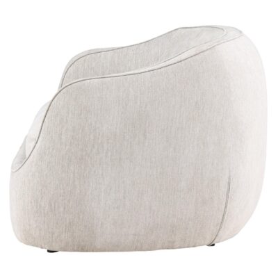 lichtgrijze 3-zits stoffen bank afbeelding 4