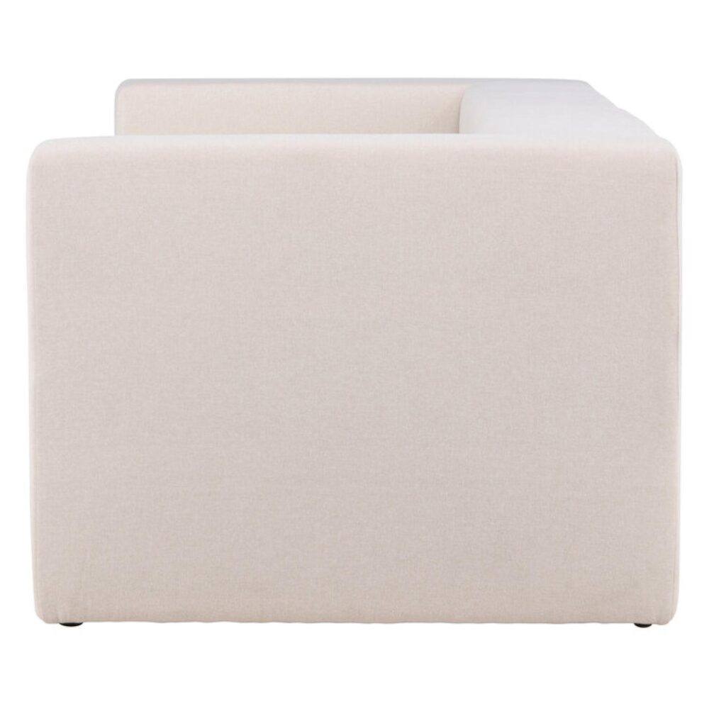 witte 3-zits bank linnenlook Arvo afbeelding 4