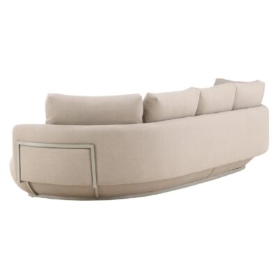 beige 4-zits loungebank stof afbeelding 5