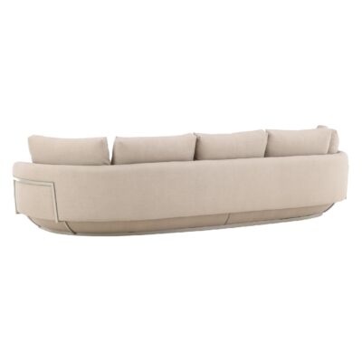 beige 4-zits loungebank stof afbeelding 6