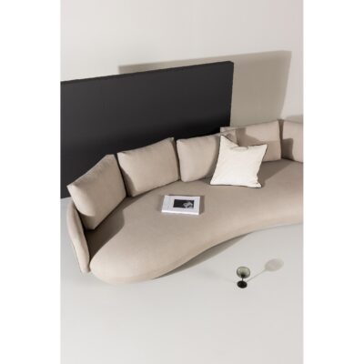 beige 4-zits loungebank stof afbeelding 11