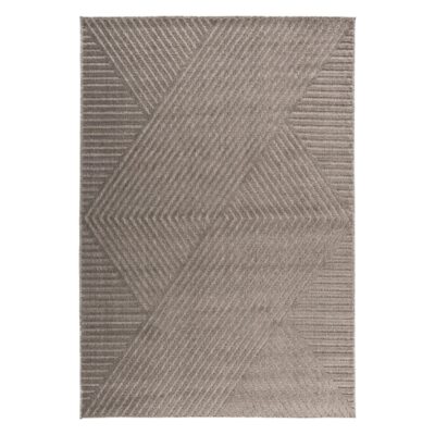 hoogpolig vloerkleed bruin 230x160 afbeelding 1