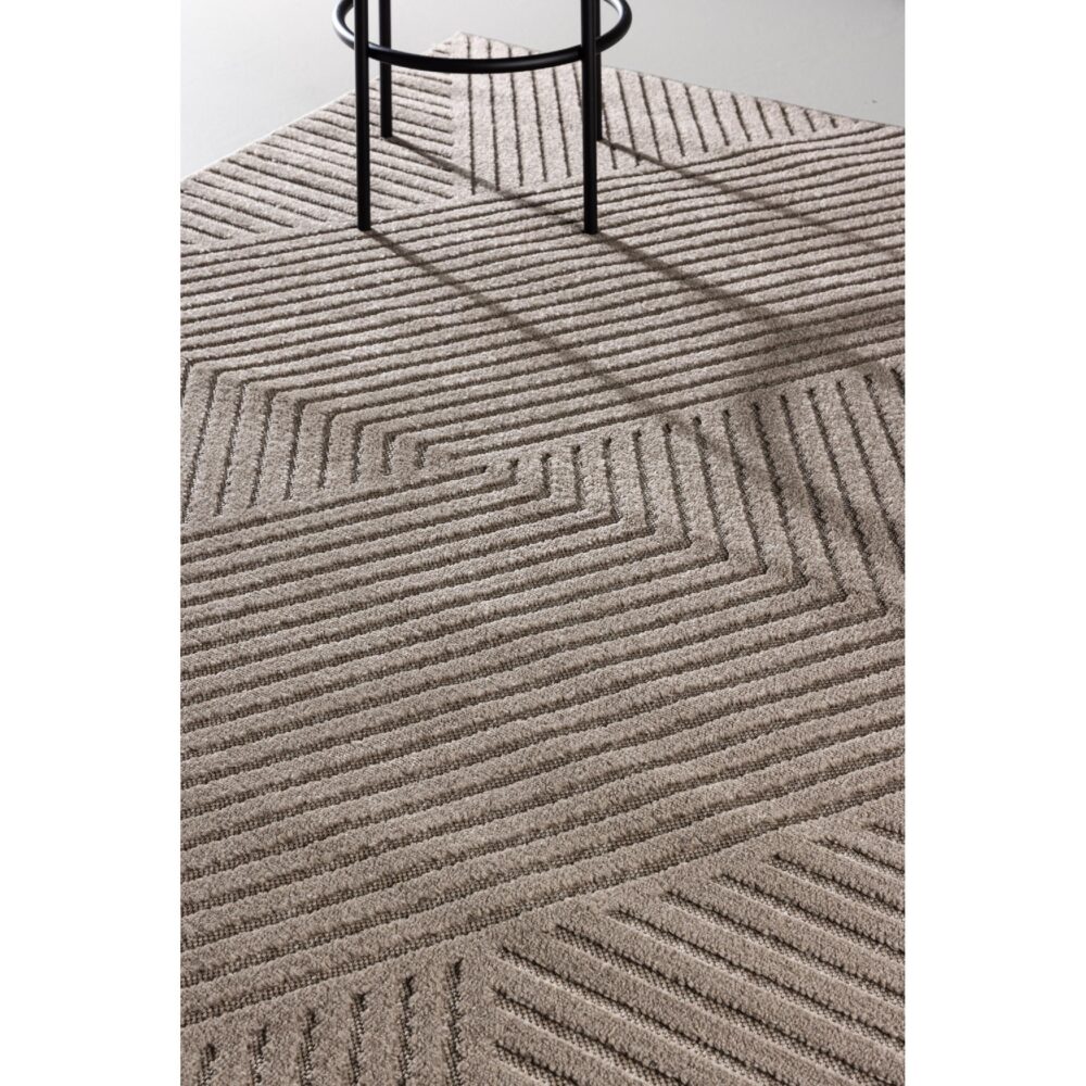 hoogpolig vloerkleed bruin 340x240 afbeelding 3