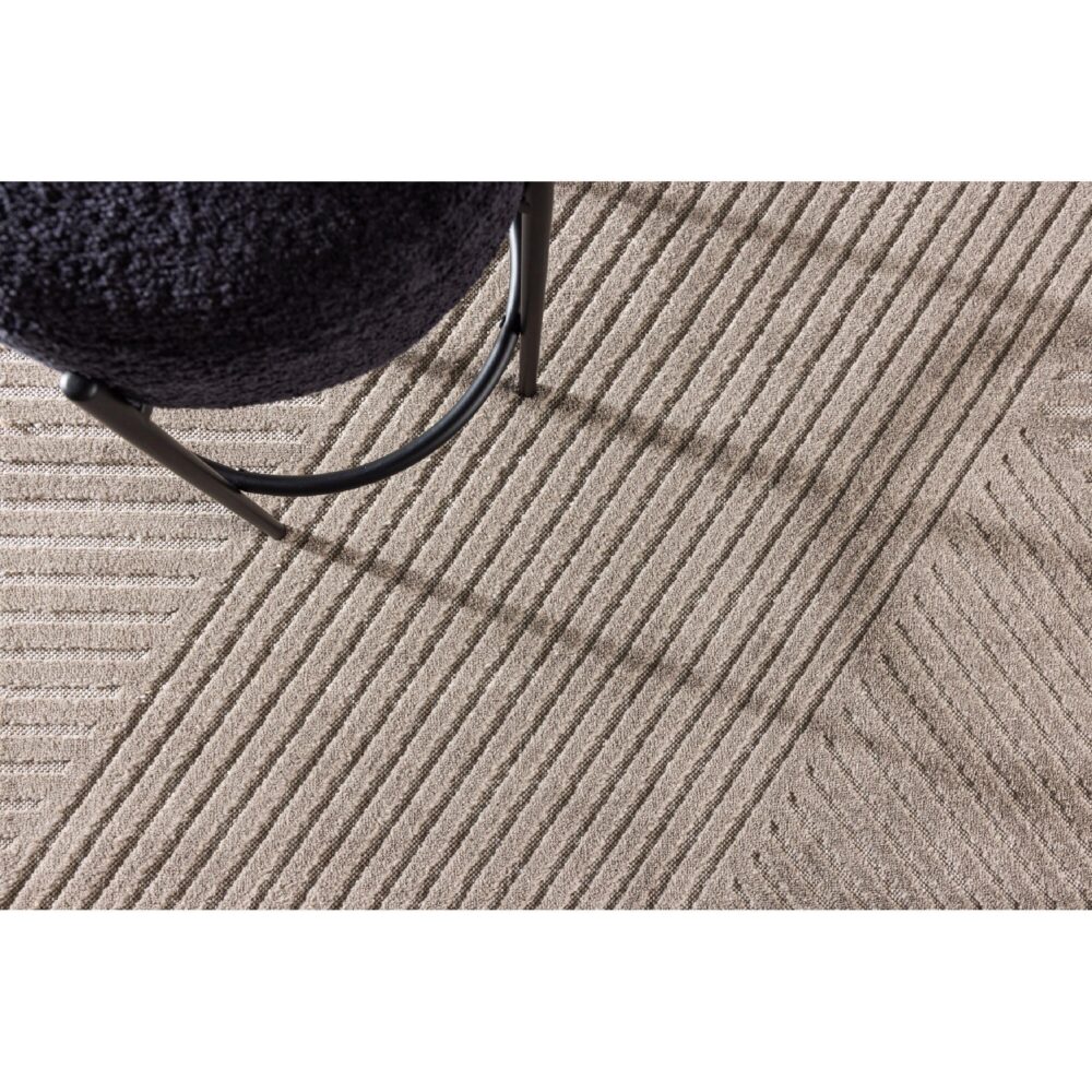 hoogpolig vloerkleed bruin 340x240 afbeelding 5