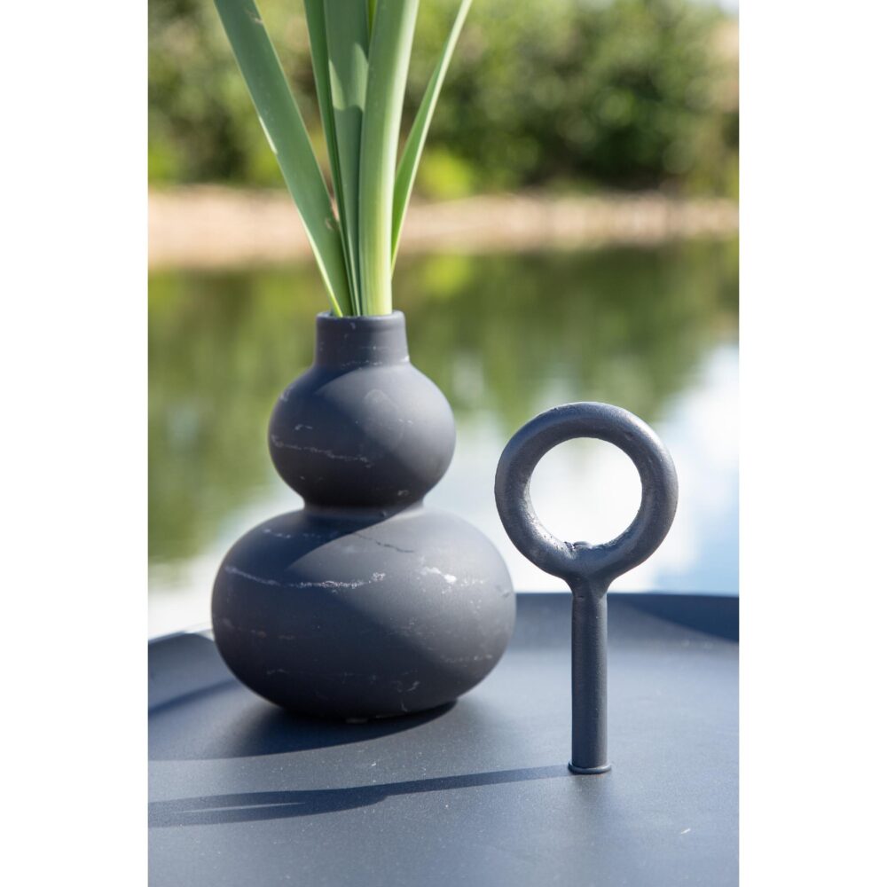 ronde stalen bijzettafel zwart afbeelding 6