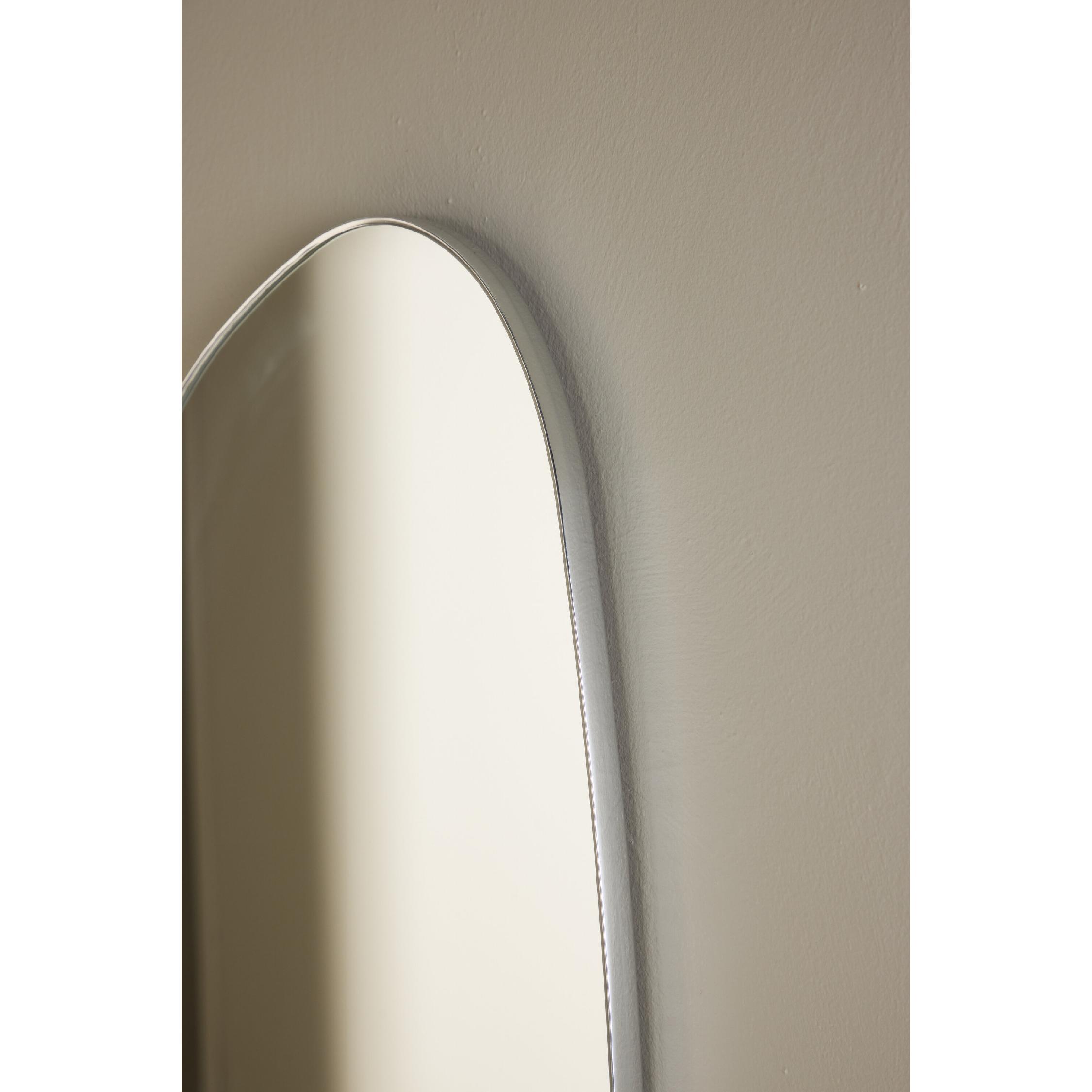 rechthoekige zilveren wandspiegel 65x40 cm afbeelding 8