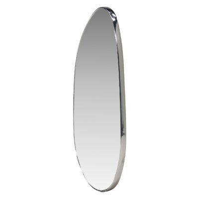 zilveren rechthoekige wandspiegel 55x30 afbeelding 2