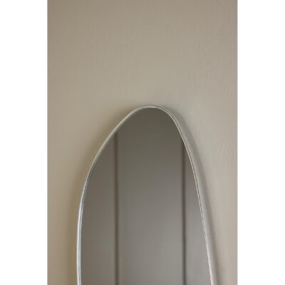 zilveren rechthoekige wandspiegel 55x30 afbeelding 8