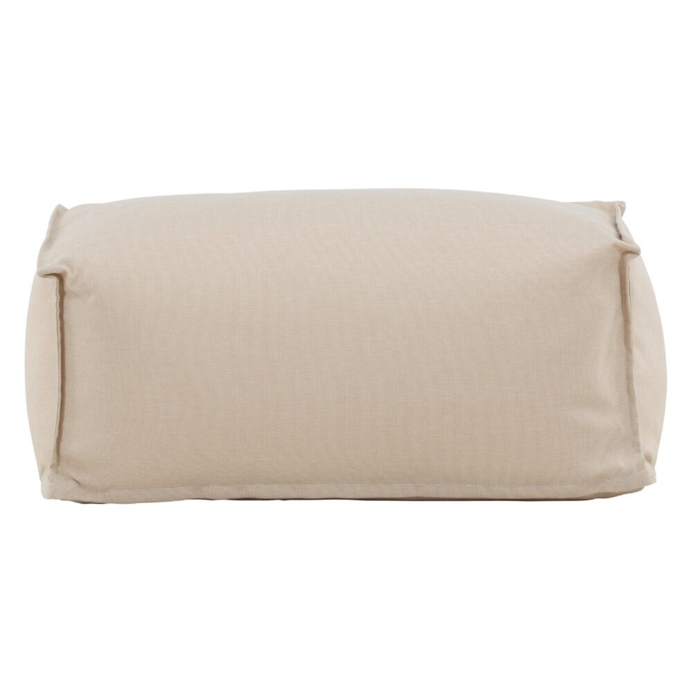 weerbestendige beige tuinpoef hocker afbeelding 4