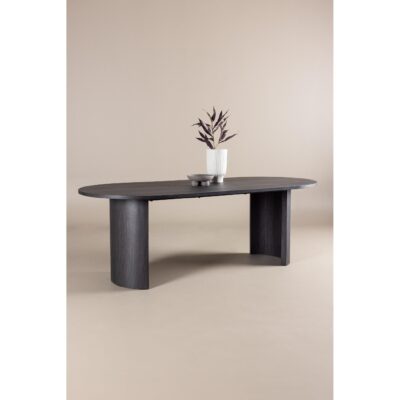 zwarte rechthoekige eettafel 220x100 afbeelding 9