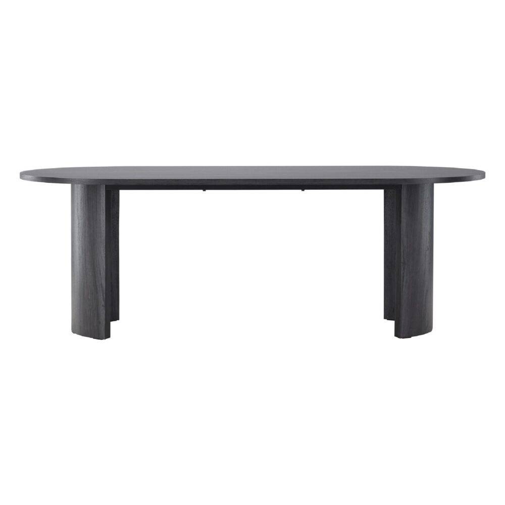 zwarte rechthoekige eettafel 220x100 afbeelding 1