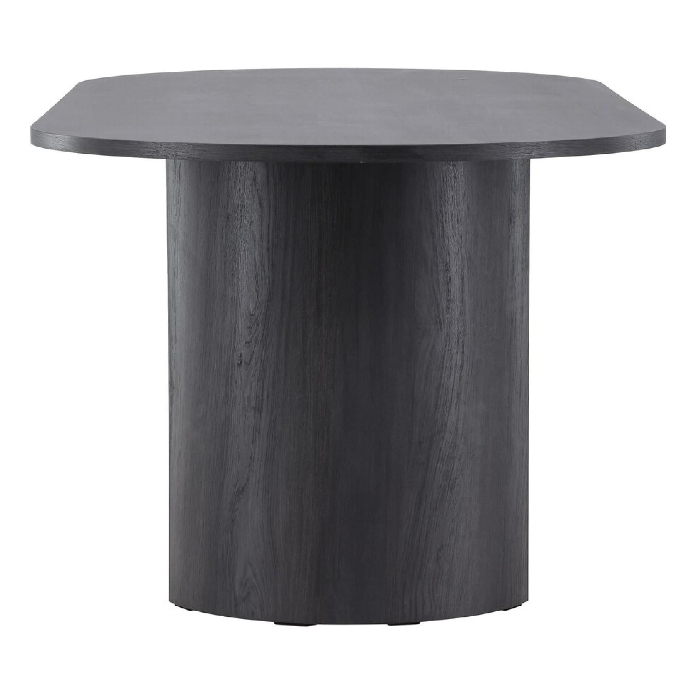 zwarte rechthoekige eettafel 220x100 afbeelding 4