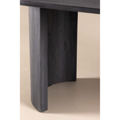 zwarte rechthoekige eettafel 220x100 afbeelding 11