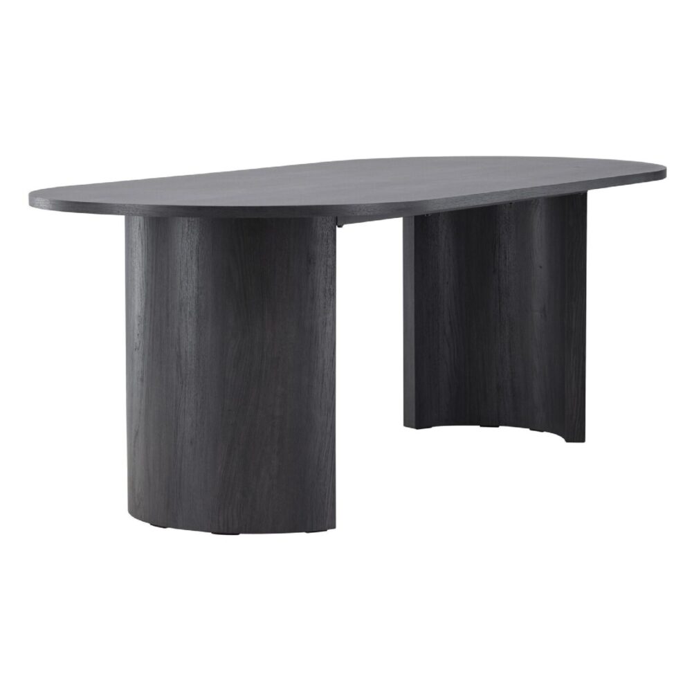 zwarte rechthoekige eettafel 220x100 afbeelding 5