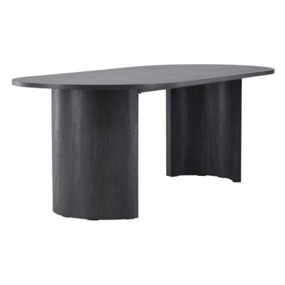 zwarte rechthoekige eettafel 220x100 afbeelding 5