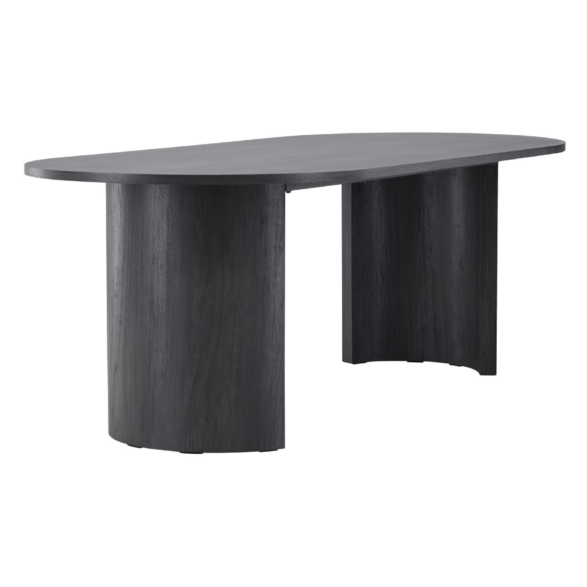 zwarte rechthoekige eettafel 220x100 afbeelding 5