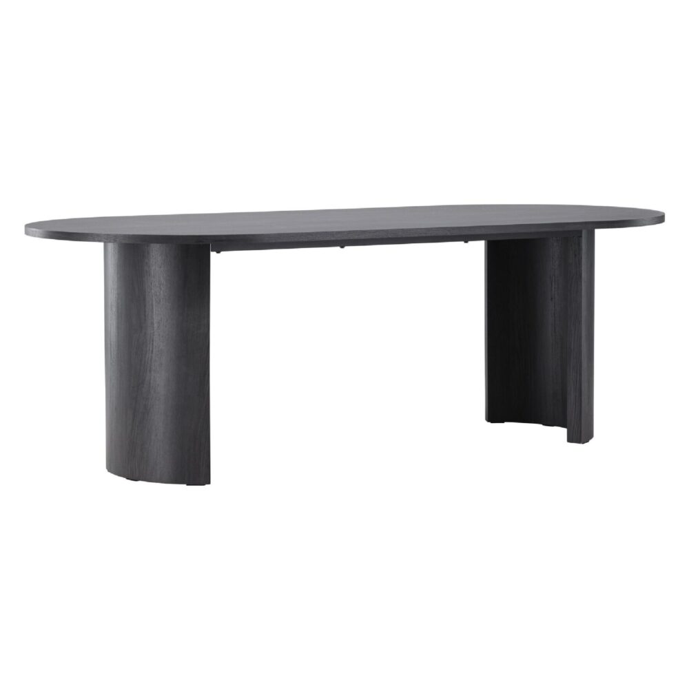 zwarte rechthoekige eettafel 220x100 afbeelding 6