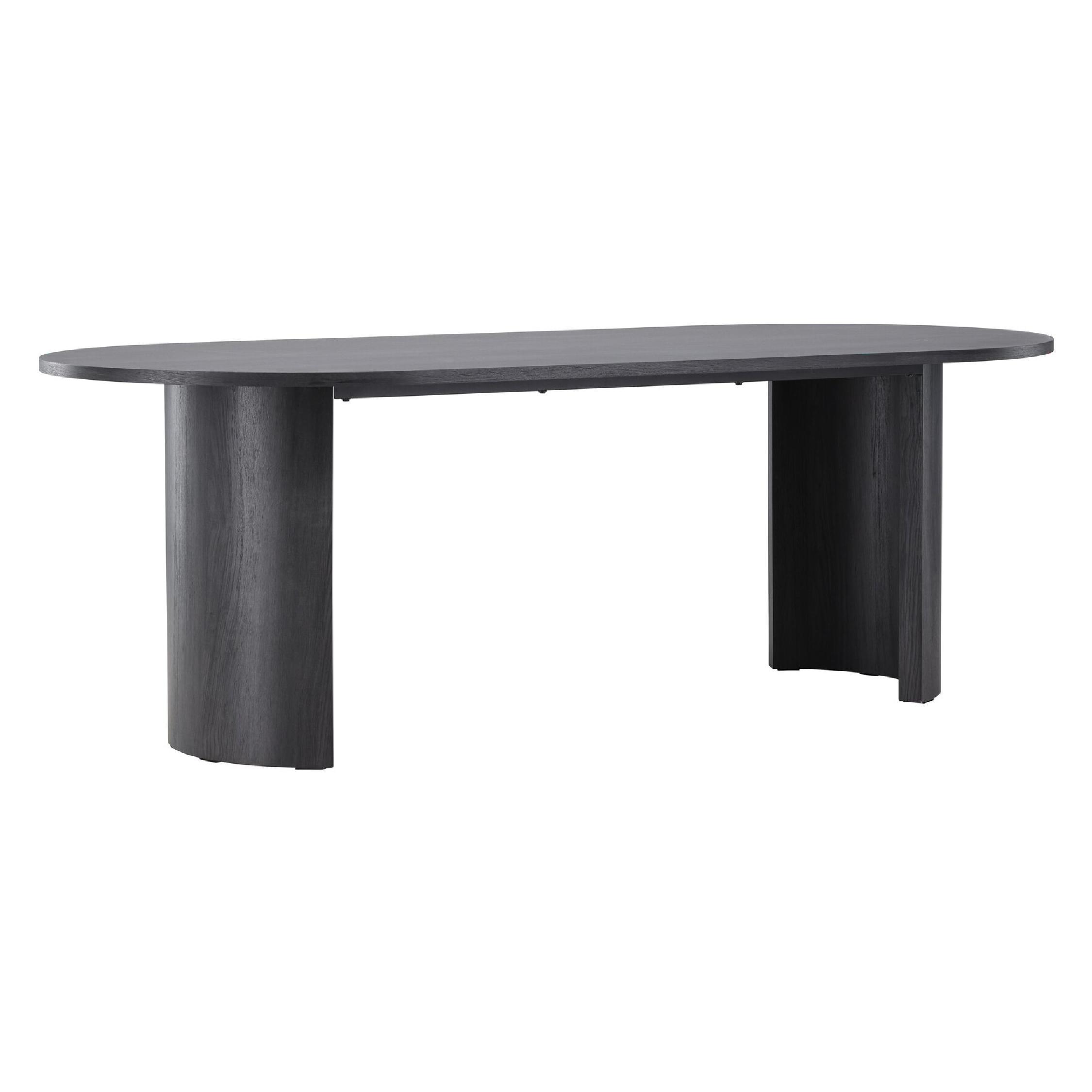 zwarte rechthoekige eettafel 220x100 afbeelding 6