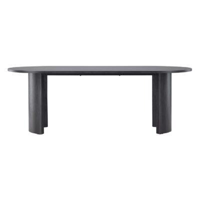 zwarte rechthoekige eettafel 220x100 afbeelding 7