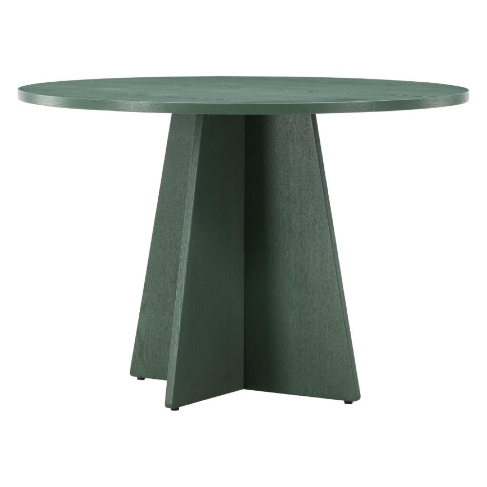 ronde olijfgroene eettafel Kuna 110 cm afbeelding 3