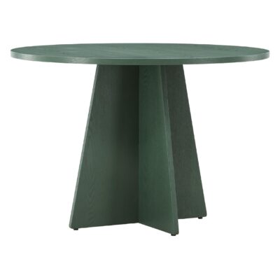 ronde olijfgroene eettafel Kuna 110 cm afbeelding 1