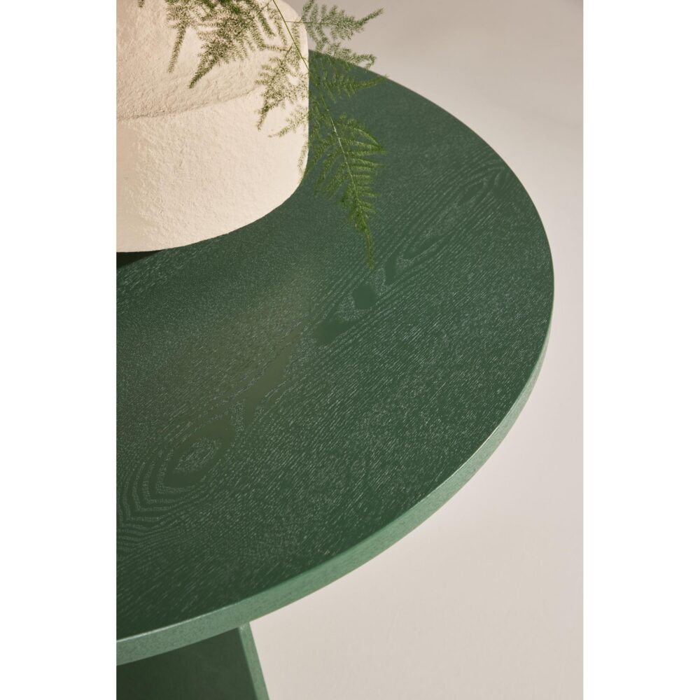 ronde olijfgroene eettafel Kuna 110 cm afbeelding 7