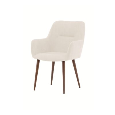 Nest of Nora beige eetkamerstoelen met armleuningen afbeelding 3
