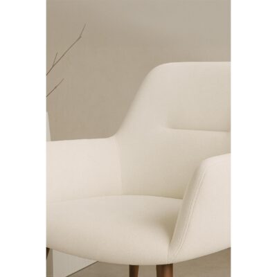 Nest of Nora beige eetkamerstoelen met armleuningen afbeelding 6