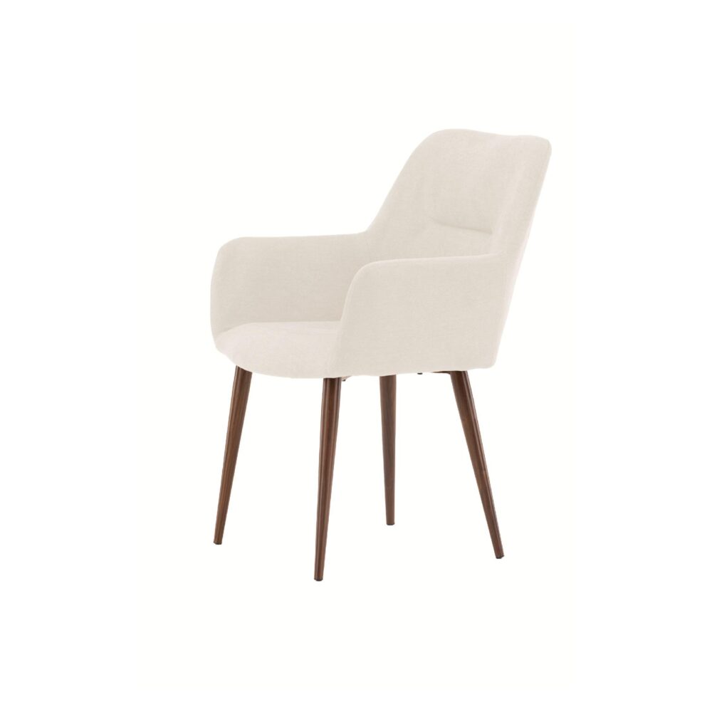 Nest of Nora beige eetkamerstoelen met armleuningen afbeelding 4