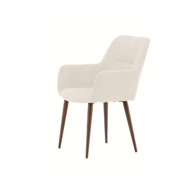 Nest of Nora beige eetkamerstoelen met armleuningen afbeelding 4