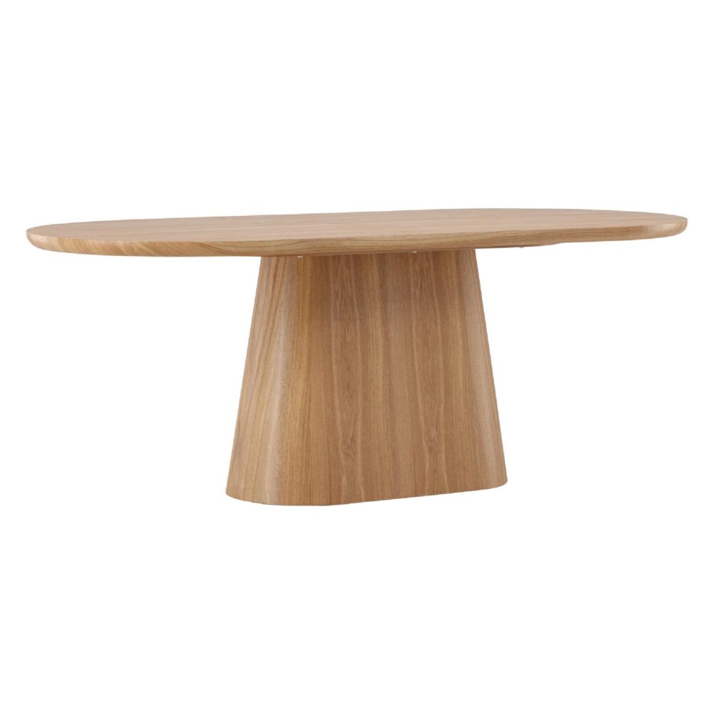 ovale eettafel 200x90 naturel afbeelding 3