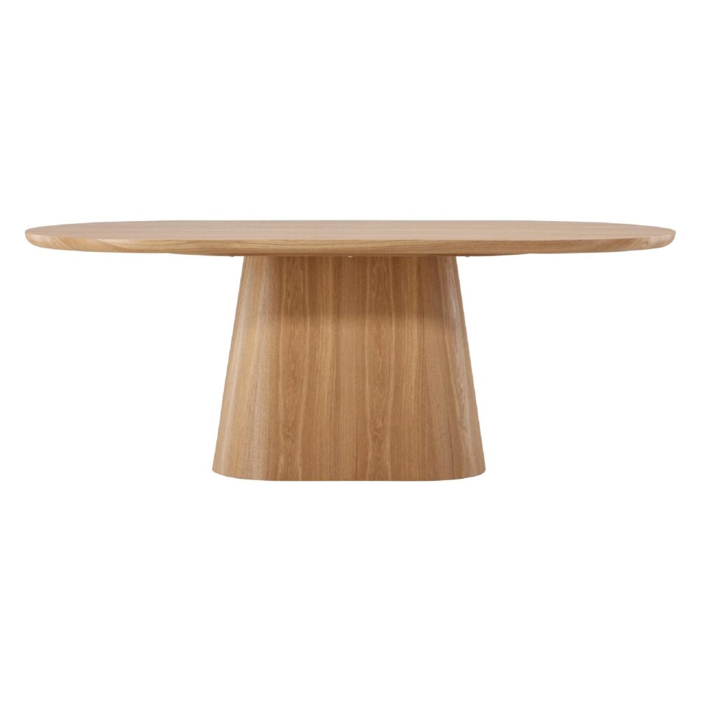 ovale eettafel 200x90 naturel afbeelding 4