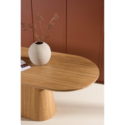 ovale eettafel 200x90 naturel afbeelding 9