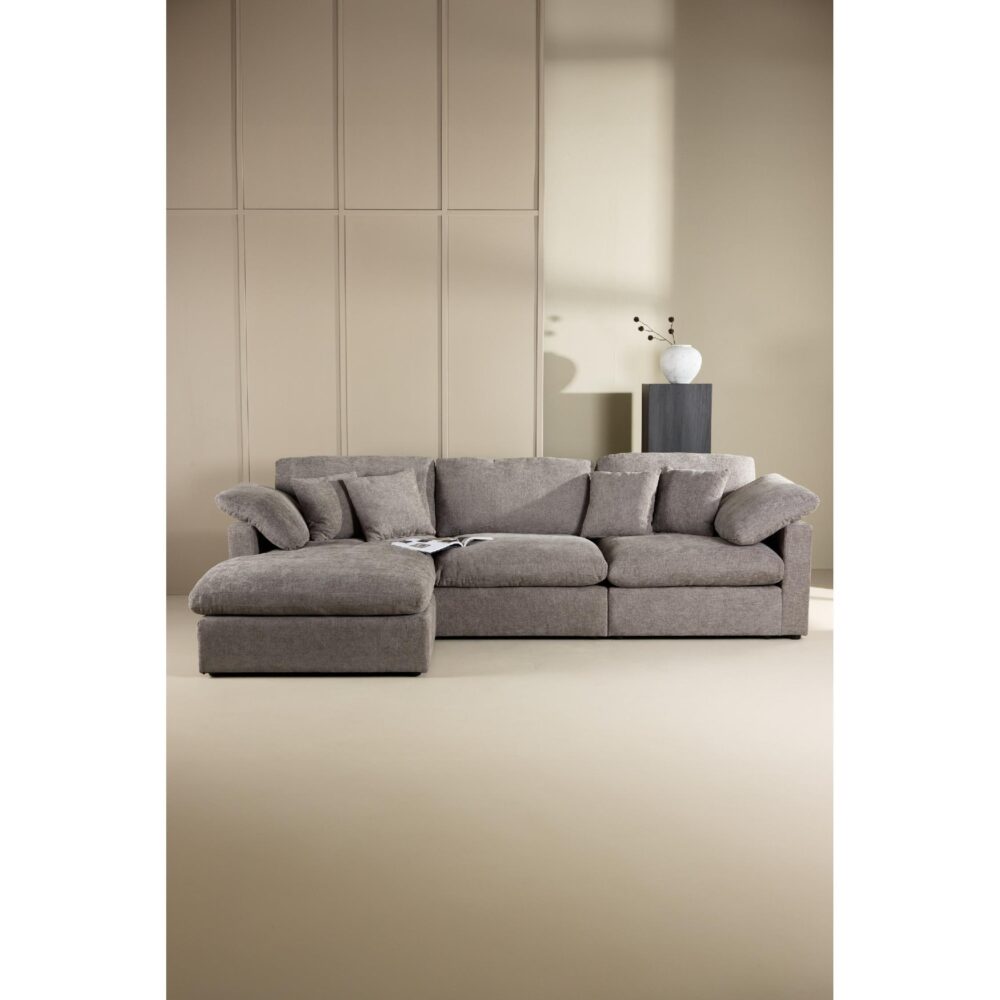 donkergrijze hoekbank Tova afbeelding 9