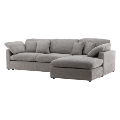 donkergrijze hoekbank Tova afbeelding 5