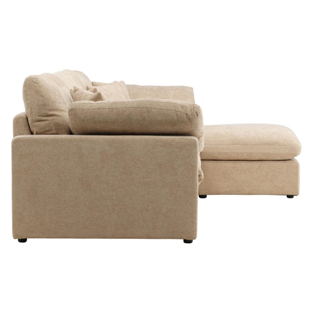 zandkleurige hoekbank Tova afbeelding 2